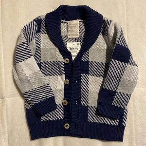 NWT 12 months boys cardigan. First Impressions brand from Macys.
